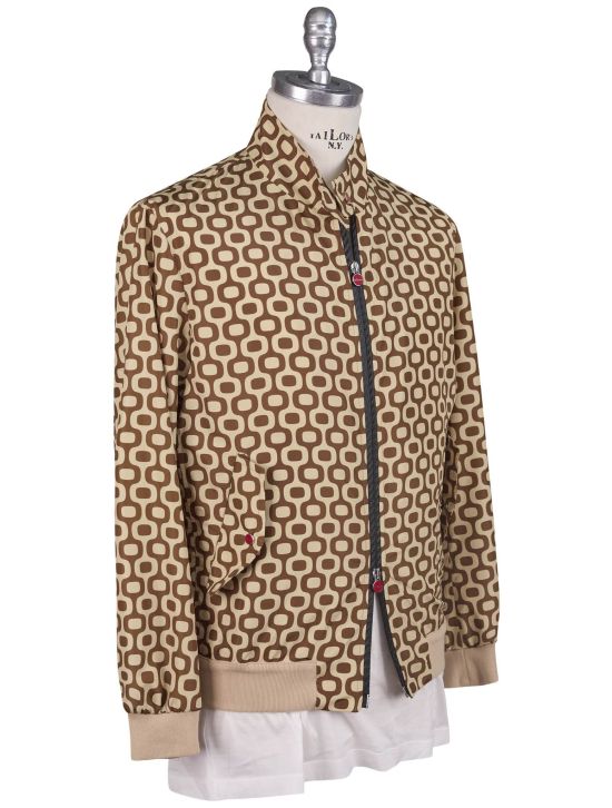 Kiton Kiton Brown Beige Pl Coat Brown / Beige 001