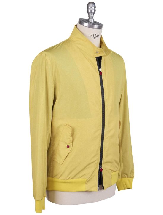 Kiton Kiton Yellow Pl Coat Yellow 001