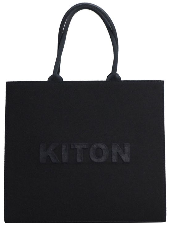 Kiton Kiton Blue Cashmere Bag Blue 000