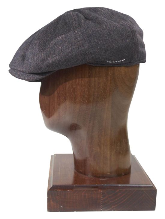 Kiton Kiton Brown Cashmere Flat Cap Brown 001