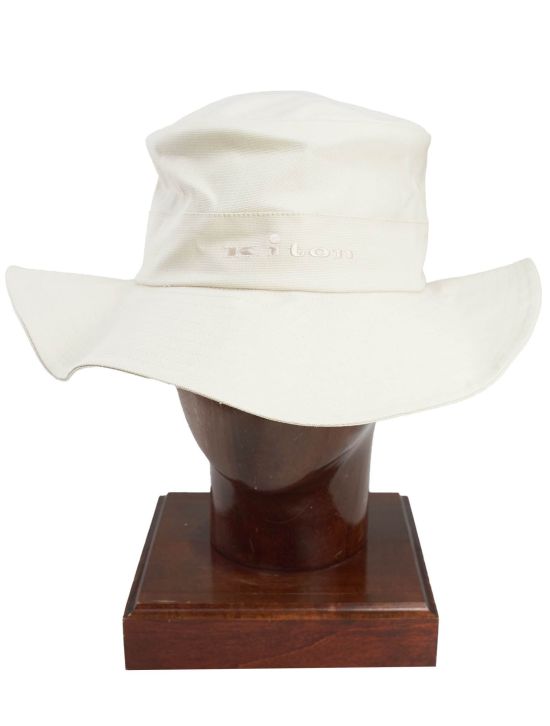 Kiton Kiton White Cotton Hat White 000