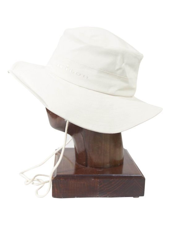 Kiton Kiton White Cotton Hat White 001