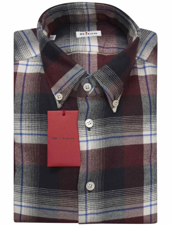 Kiton Kiton Multicolor Cotton Shirt Multicolor 000