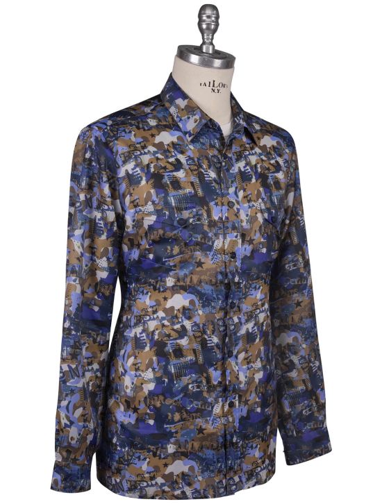 KNT Kiton Knt Multicolor Pl Shirt Multicolor 001