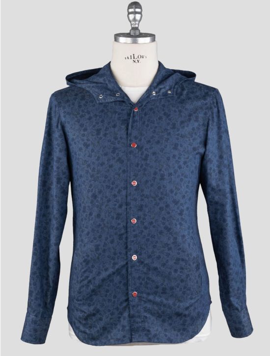 Kiton Kiton Blue Cotton Overshirts Mariano Blue 001