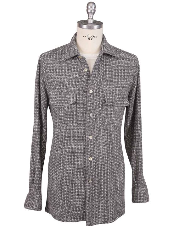 Kiton Kiton Gray Cashmere Shirt Gray 000