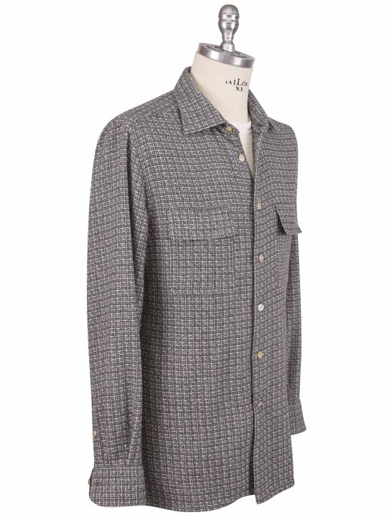 Kiton Kiton Gray Cashmere Shirt Gray 001