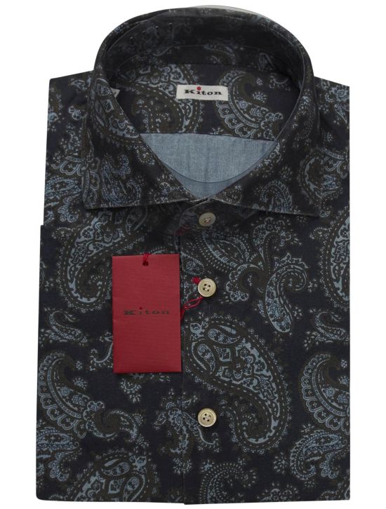 Kiton Kiton Multicolor Cotton Shirt Multicolor 000