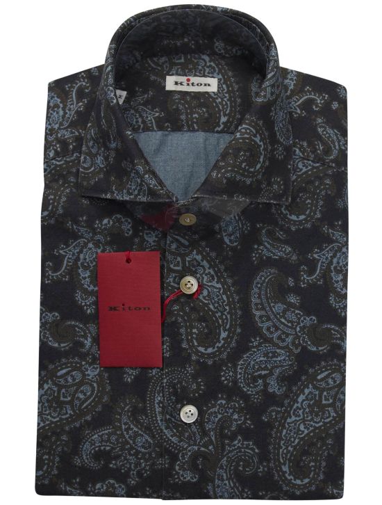 Kiton Kiton Multicolor Cotton Shirt Multicolor 000