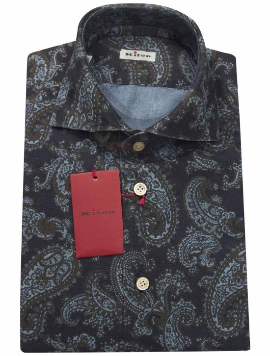 Kiton Kiton Multicolor Cotton Shirt Multicolor 000