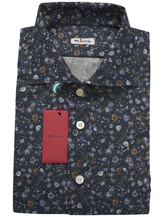 Kiton Kiton Multicolor Wool Shirt Multicolor 000