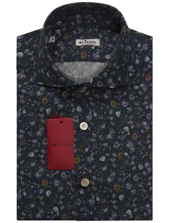 Kiton Kiton Multicolor Wool Shirt Multicolor 000