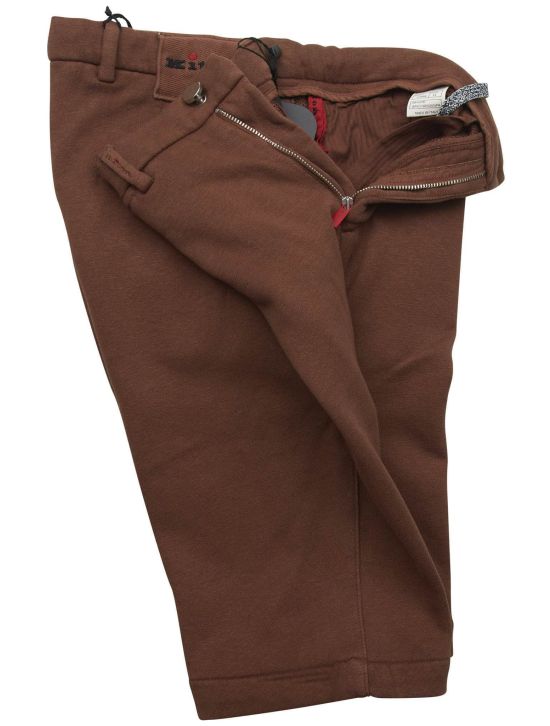 Kiton Kiton Brown Cotton Linen Ea Short Pants Brown 001