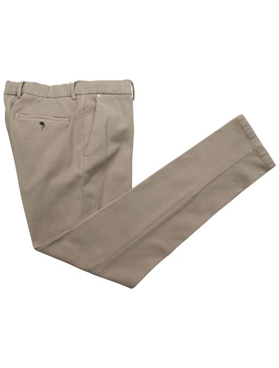 Kiton Kiton Beige Cotton Lyocell Ea Pants Beige 000