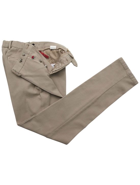 Kiton Kiton Beige Cotton Lyocell Ea Pants Beige 001