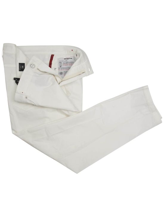 Kiton Kiton White Cotton Ea Jeans White 001