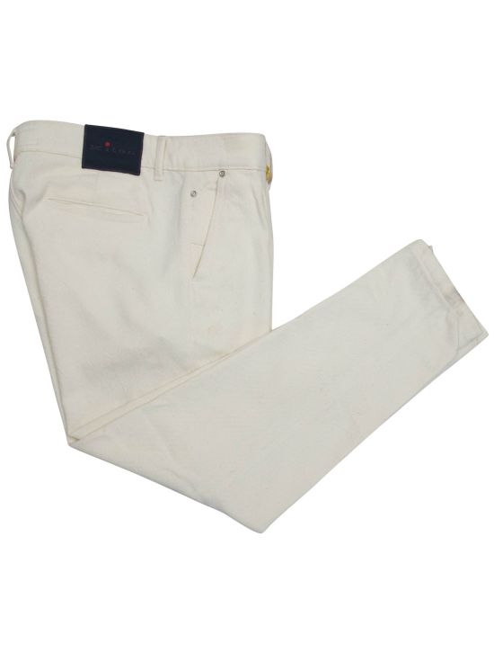 Kiton Kiton White Cotton Pants White 000