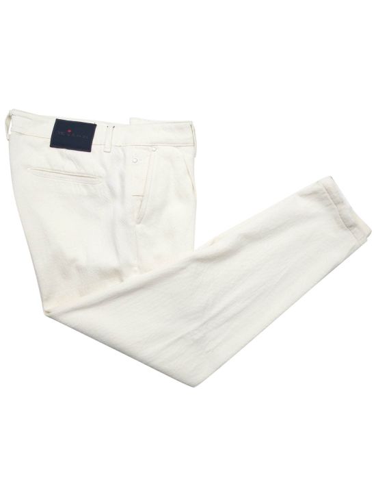 Kiton Kiton White Cotton Pants White 000