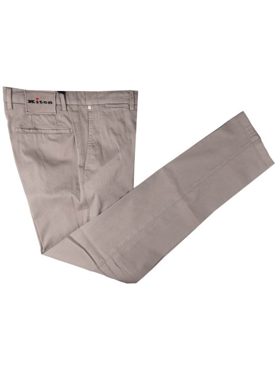 Kiton Kiton Light Brown Cotton Ea Pants Light Brown 000