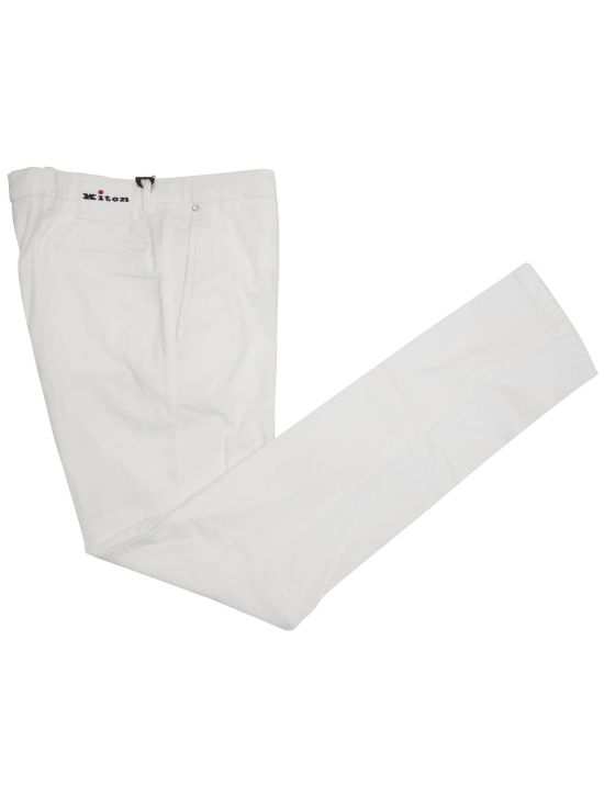 Kiton Kiton White Ly Ea Pants White 000