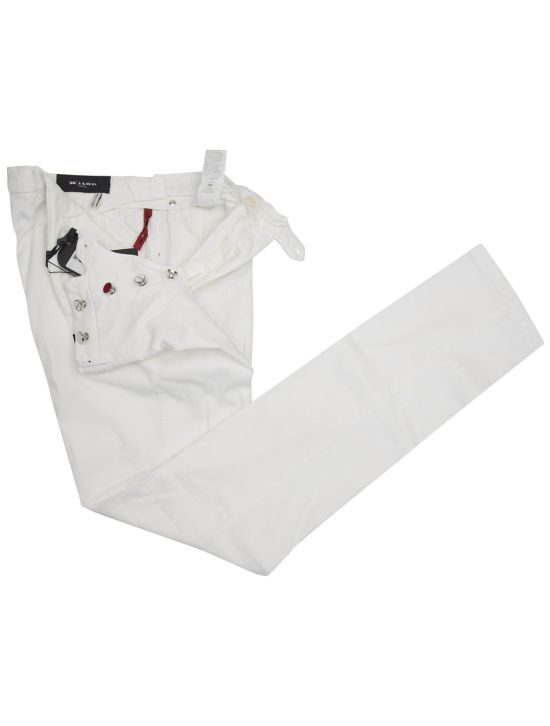 Kiton Kiton White Ly Ea Pants White 001