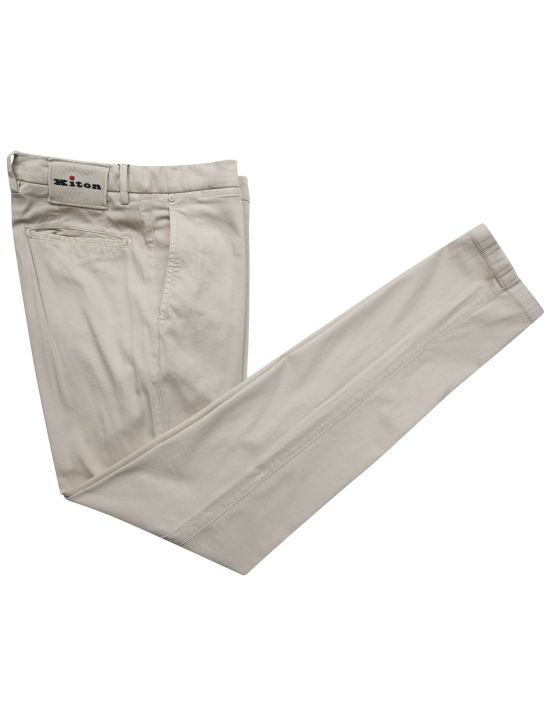 Kiton Kiton Beige Cotton Vi Ea Pants Beige 000