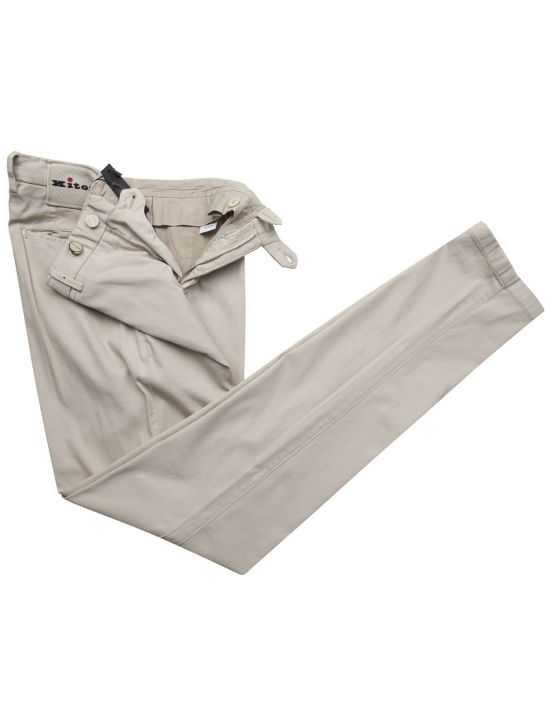 Kiton Kiton Beige Cotton Vi Ea Pants Beige 001