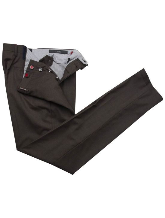 Kiton Kiton Brown Cashmere Pants Brown 001