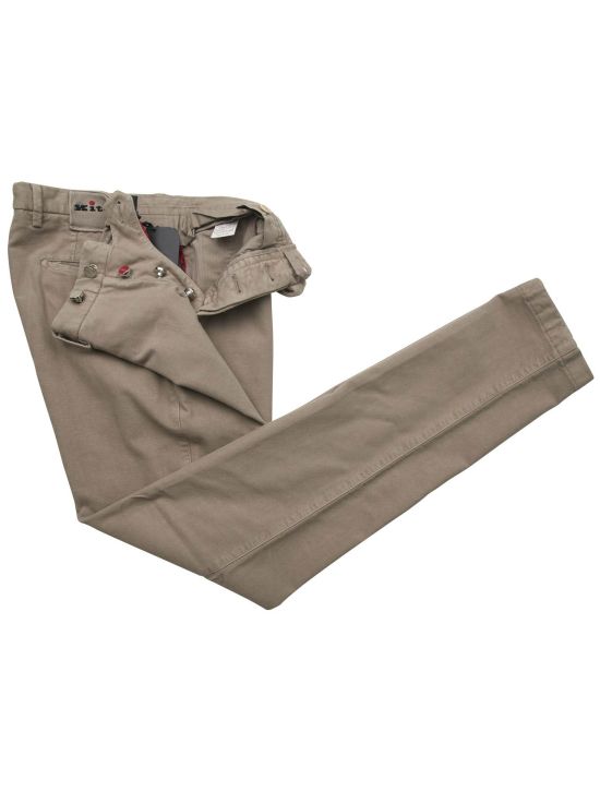 Kiton Kiton Beige Cotton Viscose Ea Pants Beige 001