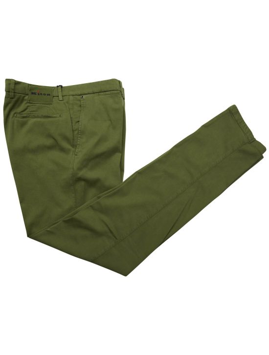 Kiton Kiton Green Lyocell Ea Pants Green 000