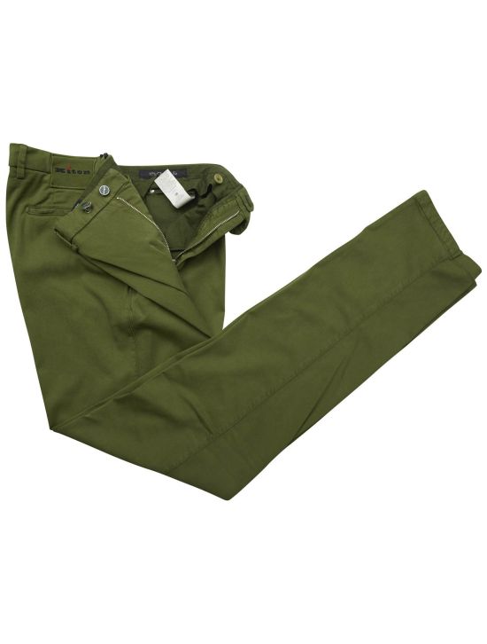 Kiton Kiton Green Lyocell Ea Pants Green 001