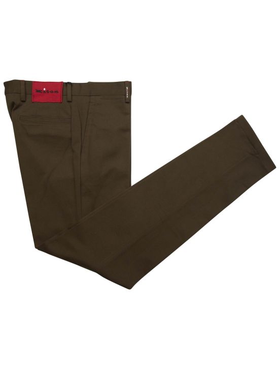 Kiton Kiton Brown Cotton Ea Pants Brown 000