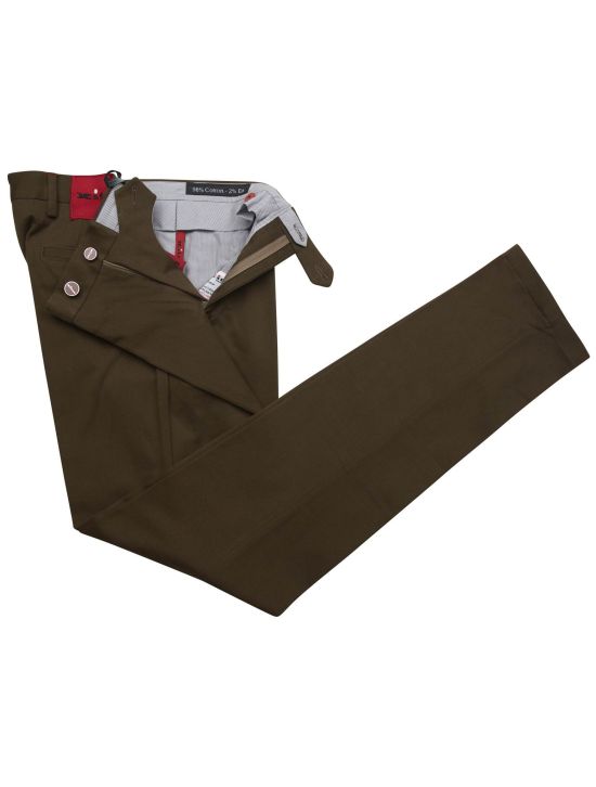 Kiton Kiton Brown Cotton Ea Pants Brown 001