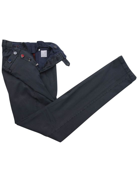 Kiton Kiton Blue Cotton Ly Ea Pants Blue 001