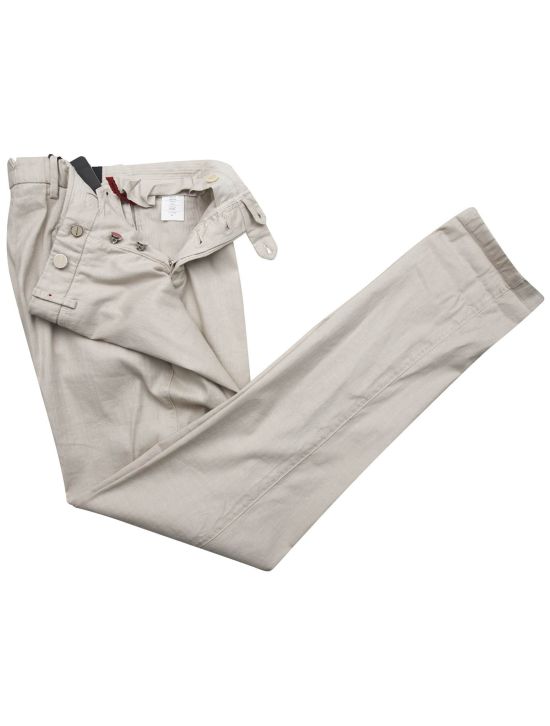 Kiton Kiton Beige Linen Cotto Ea Pants Beige 001