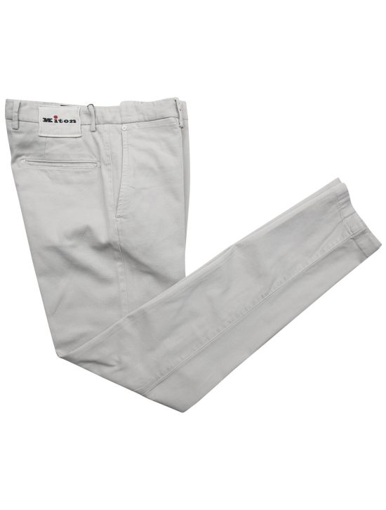 Kiton Kiton Gray Cotton Ea Pants Gray 000