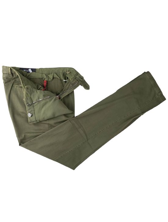 Kiton Kiton Green Cotton Viscove Ea Pants Green 001