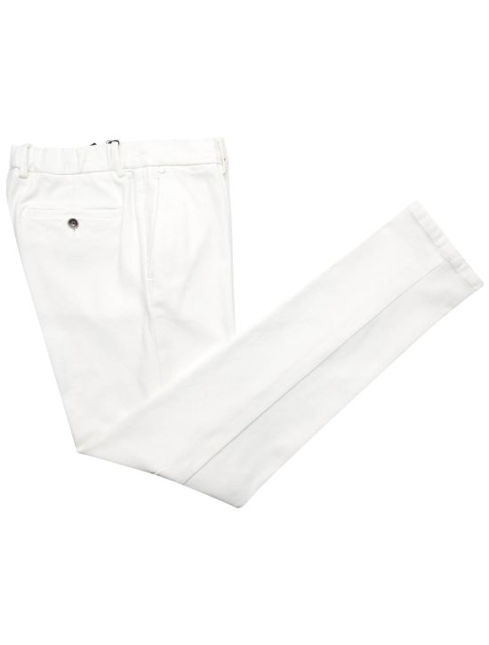 Kiton Kiton White Cotton Ly Ea Pants White 000