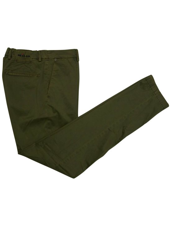 Kiton Kiton Green Cotton Ea Pants Green 000