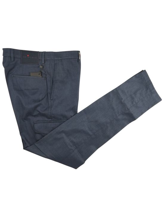 Kiton Kiton Blue Cotton Ea Cargo Pants Blue 000