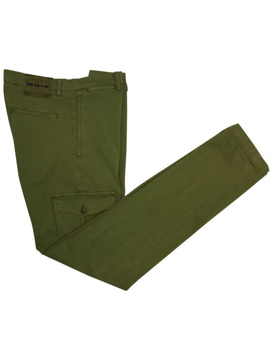 Kiton Kiton Green Cotton Ea Pants Green 000