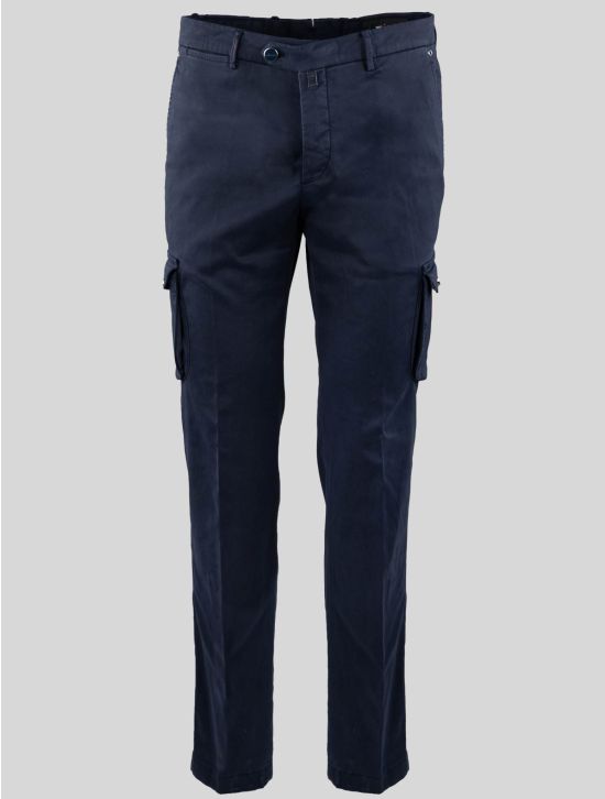 Kiton Kiton Blue Cotton Cargo Pant Blue 000