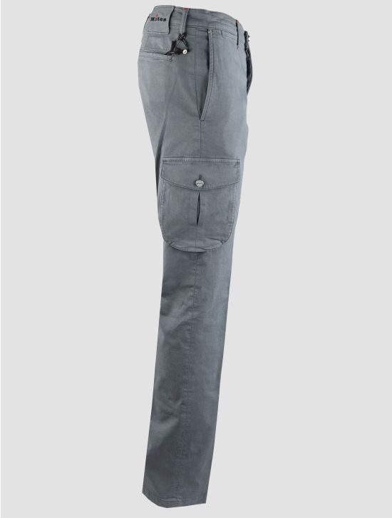 Kiton Kiton Light Gray Cotton Ea Cargo Pants Light Gray 001