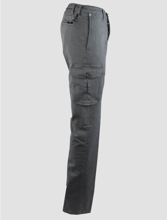 Kiton Kiton Gray Cotton Ea Cargo Pants Gray 001