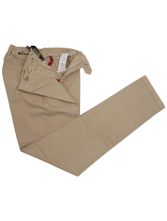 Kiton Kiton Beige Cotton Cashmere Pants Beige 001