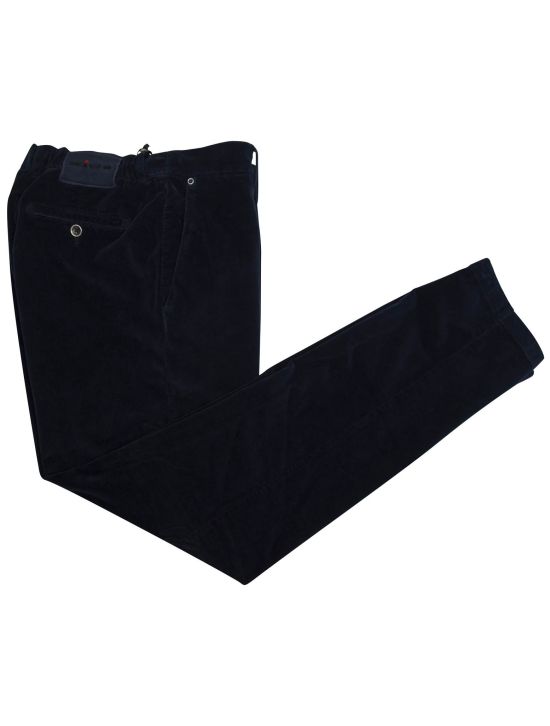 Kiton Kiton Blue Cotton Ea Pants Blue 000