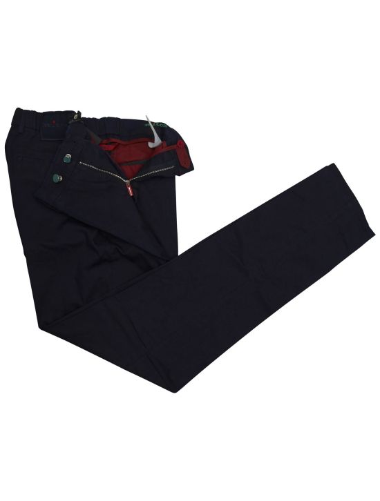 Kiton Kiton Blue Cotton Ea Pants Blue 001