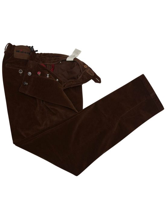 Kiton Kiton Brown Cotton Ea Pants Brown 001