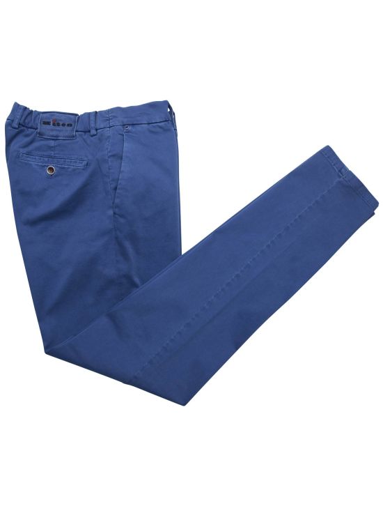 Kiton Kiton Blue Cotton Ea Pants Blue 000