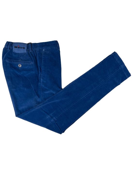 Kiton Kiton Blue Cotton Ea Velvet Jeans Blue 000